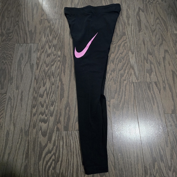 Nike Black Leggings Size Medium Womens - Picture 6 of 6